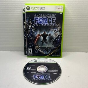Star Wars The Force Unleashed 2008 Xbox 360 CIB With Manual *Good Condition*